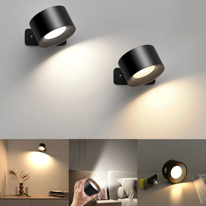 RotatoBeam | Wireless rechargeable 360° wall lamp