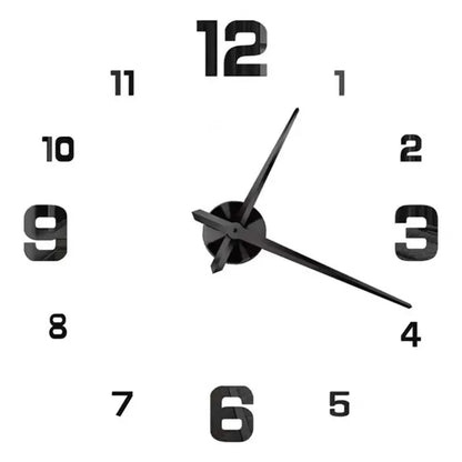 Polished Chrome (Frameless) Clock