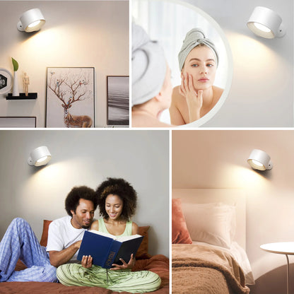 RotatoBeam | Wireless rechargeable 360° wall lamp